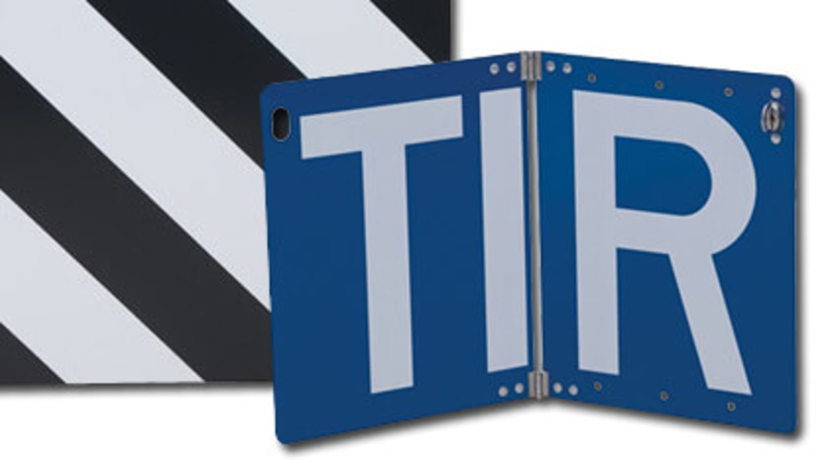 TIR-Schild für Lkw, Elbtunnelschild kaufen - Sonder-Warntafeln
