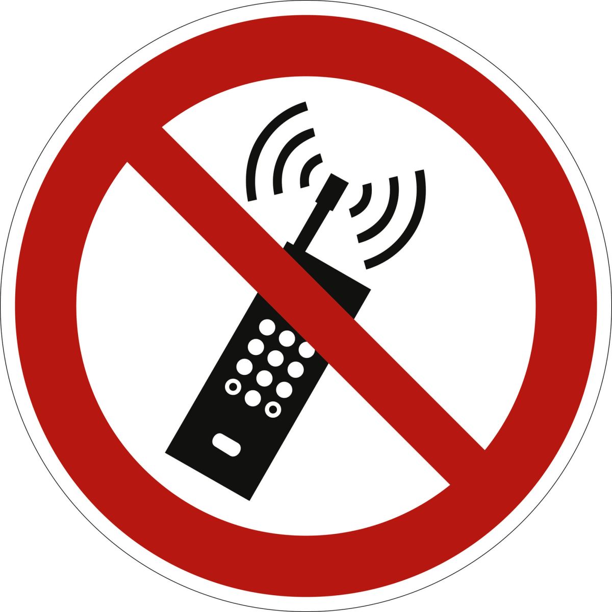 Verbotsschild Handy Mobilfunk Verboten Nach ISO 7010 verbotsschild-handy-mobilfunk-verboten-nach-iso-7010