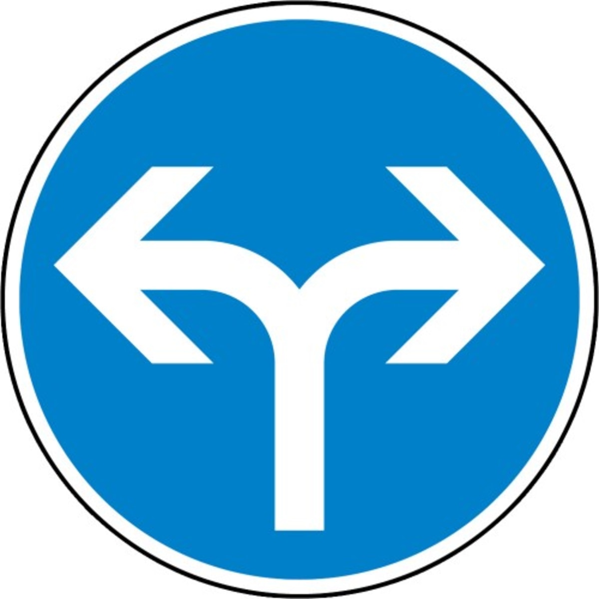 VZ 214 30 Verkehrsschild Fahrtrichtung Links O Rechts vz-214-30-verkehrsschild-fahrtrichtung-links-o-rechts
