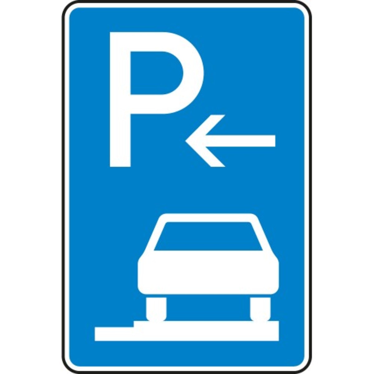 Verkehrsschilder Parken Pfeil