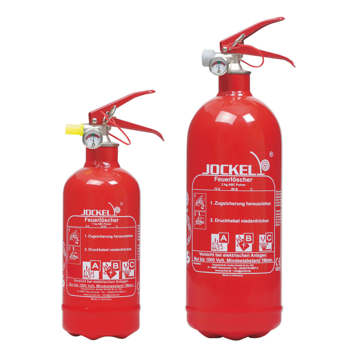 ABC Pulver-Dauerdruck-Feuerlscher PS 1 / PL 1 / PS 2 / PL 2 Mini, Jockel