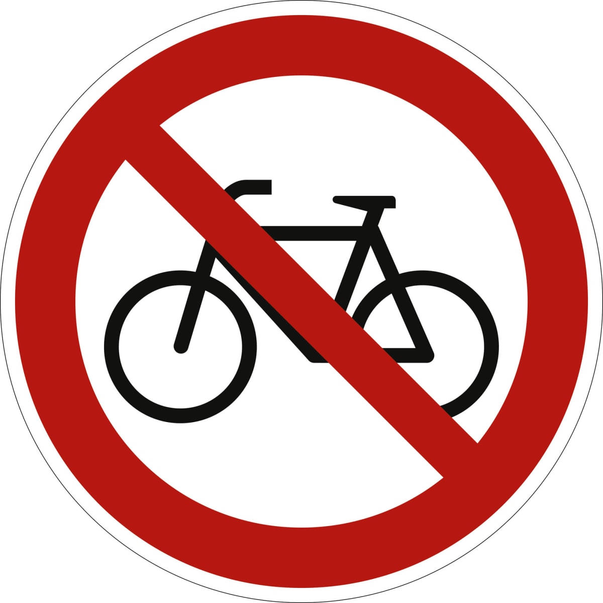 Verbot Fãâ¼r Radfahrer