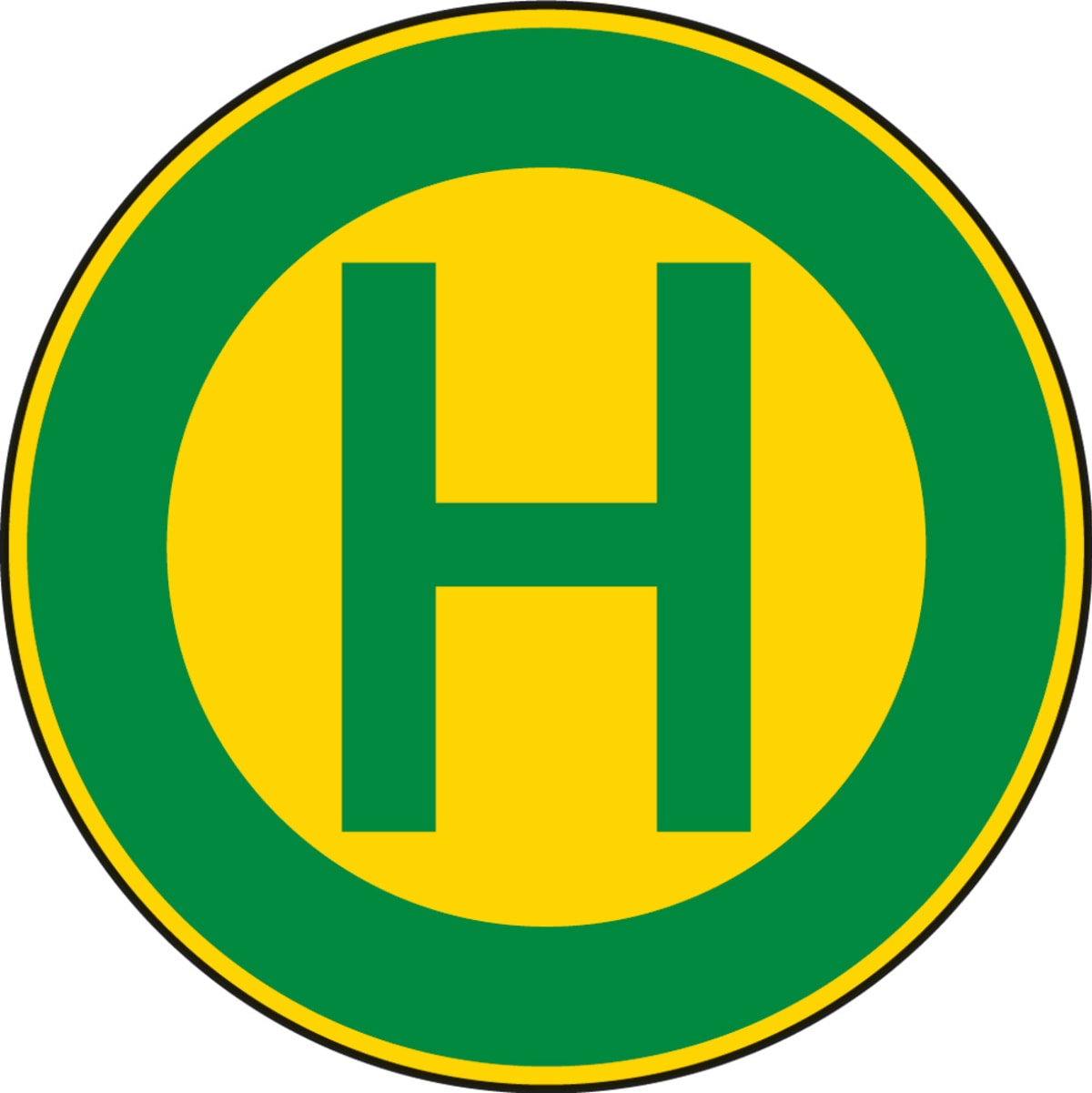 Haltestellenschild für Bus und Bahn | VZ 224