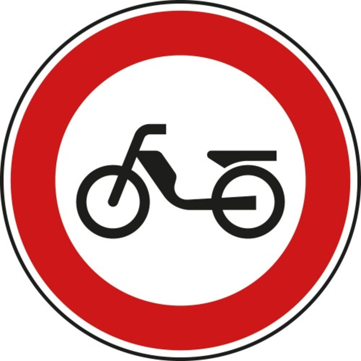 Mofa Verboten Schild