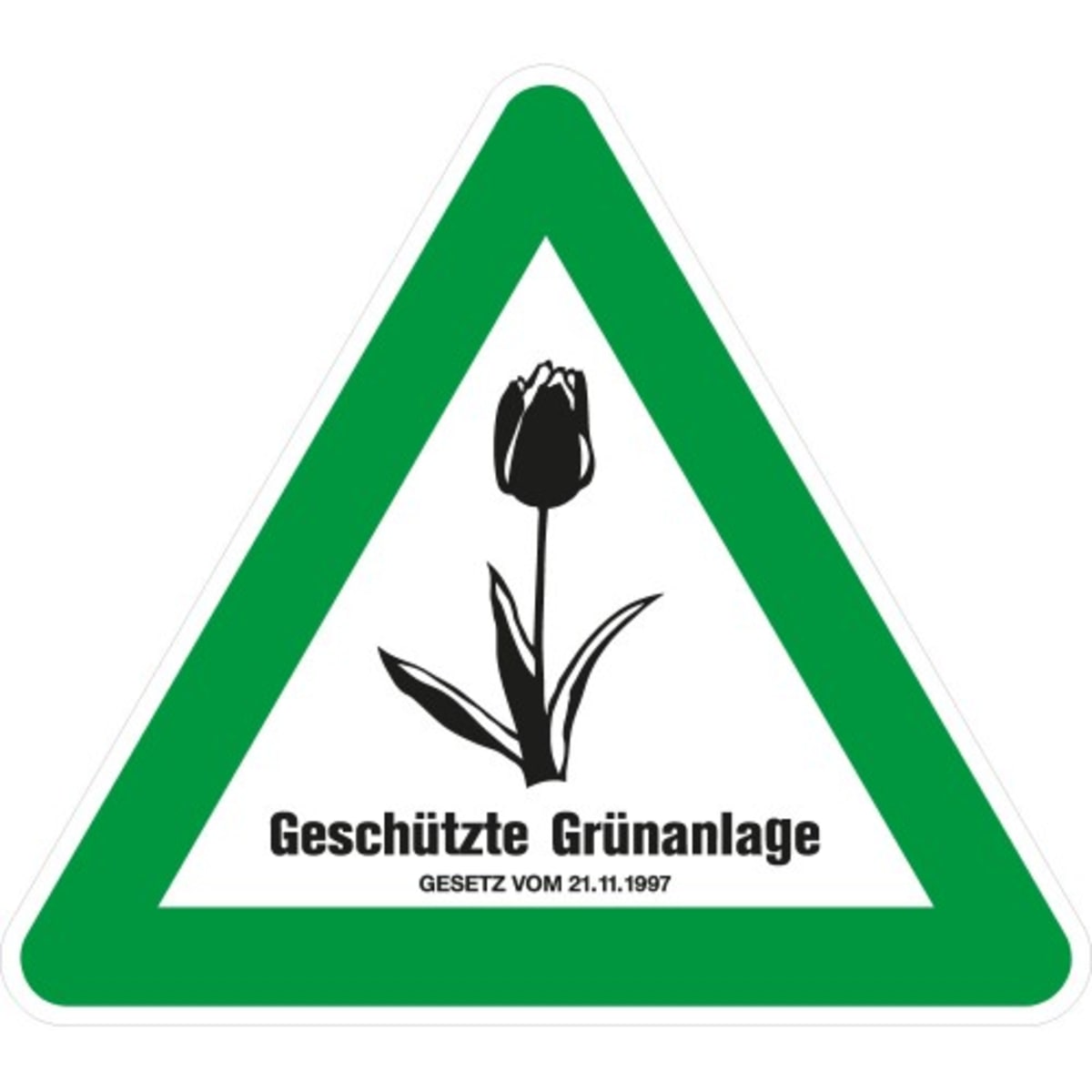Tulpenschild - Geschützte Grünanlage