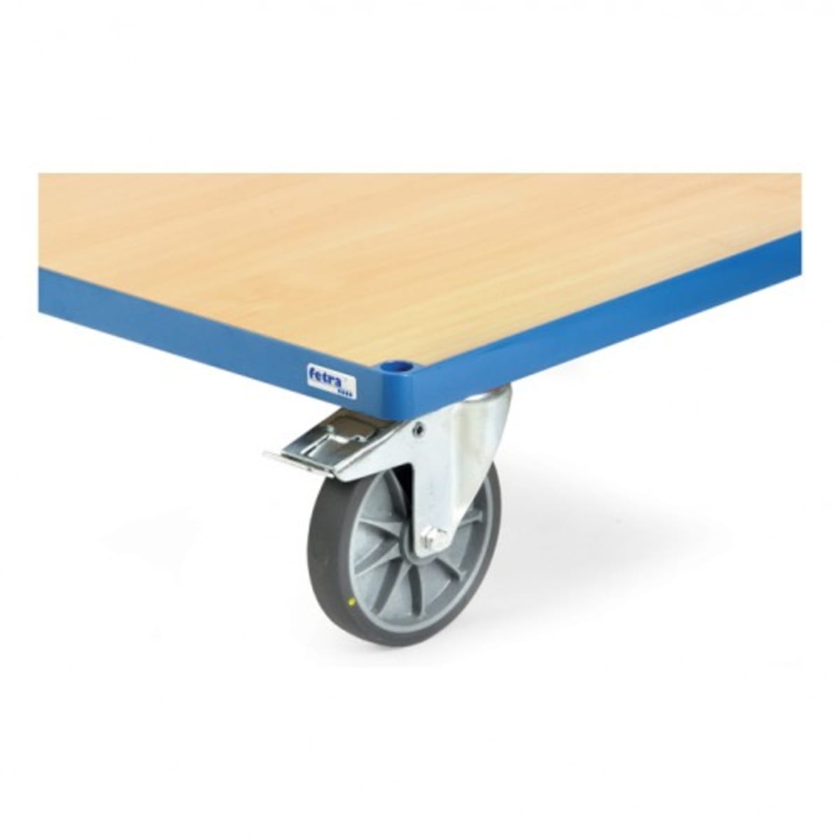 TENTE Rad 125 Mm Mit TPE-Bereifung, Kugellager, Breite 32 Mm, Loch 8 Mm – Tragkraft 100 Kg, Polypropylen, Für Industrie & Transport