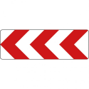 VZ 625-10 Richtungstafeln in Kurven linksweisend