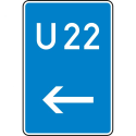 VZ 460-11 Bedarfsumleitung Schild gemäß StVO