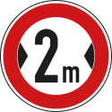 VZ 264 - Verkehrsschild Tatsächliche Breite