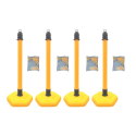 Kettenständer - Kettenpfosten-Set MultiMax: 4 Pfosten + 4 x 3 m Kunststoffkette