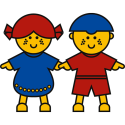 Spielplatzschild mit Text / Symbol nach Ihren Angaben