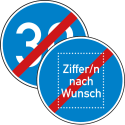 Mindestgeschwindigkeit Ende - Verkehrsschild VZ 279