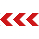 VZ 625-10 Richtungstafeln in Kurven linksweisend