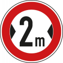 VZ 264 - Verkehrsschild Tatsächliche Breite