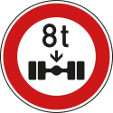 VZ 263 - Verkehrsschild Tatsächliche Achslast