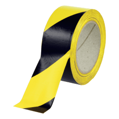 Warnmarkierung / Bodenmarkierungsband aus PVC-Folie, linksweisend - Rolle Warnmarkierung / Bodenmarkierungsband aus PVC-Folie, linksweisend - Rolle