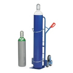 Stahlflaschen-Treppenkarre für 1x 20-50 l/kg Flasche - Tragkraft 200 kg