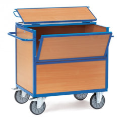 Holzkastenwagen mit Deckel  - Tragkraft 600 kg