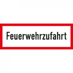 VZ 2445 Feuerwehrzufahrt VZ 2445 Feuerwehrzufahrt