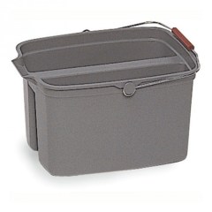 Doppelter Eimer für Reinigungswagen, Rubbermaid - Inhalt 18 Liter Doppelter Eimer für Reinigungswagen, Rubbermaid - Inhalt 18 Liter