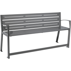 Seniorenbank SILAOS® mit ergonomischer Passform aus Stahl verzinkt
