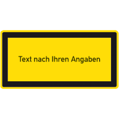 Hinweisschild zur Laserkennzeichnung mit Text nach Ihren Angaben Hinweisschild zur Laserkennzeichnung mit Text nach Ihren Angaben
