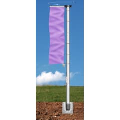 Fahnenmast mit Ausleger Fahnenmast mit Ausleger