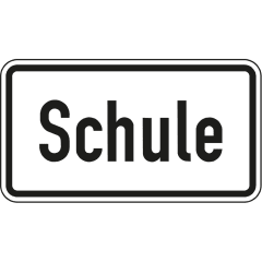 Schule - Verkehrsschild VZ 1012-50