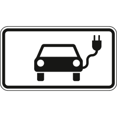 Elektrisch betriebene Fahrzeuge - Verkehrsschild VZ 1010-66