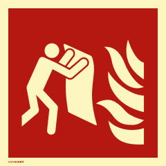 Feuerlöschdecke nach ISO 7010 (F016) Feuerlöschdecke nach ISO 7010 (F016)