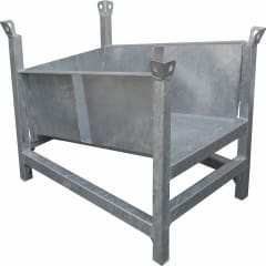 Metall Lager- und Transportpalette für Schnurnägel, verzinkt, robust und stapelbar
