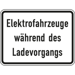 Elektrofahrzeuge während des Ladevorgangs VZ 1050-32 Elektrofahrzeuge während des Ladevorgangs VZ 1050-32
