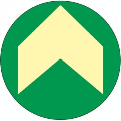 Antirutsch-Bodenmarkierungspunkte mit Pfeil, langnachleuchtend