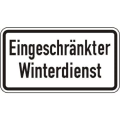 Eingeschränkter Winterdienst Zusatzzeichen VZ 2008 Eingeschränkter Winterdienst Zusatzzeichen VZ 2008