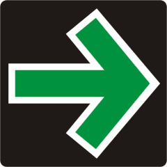 Grünpfeil-Schild VZ 720