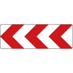 VZ 625-10 Richtungstafeln in Kurven linksweisend