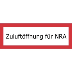 Zuluftöffnung für NRA Natürliche Rauchabzugsanlage nach DIN 4066