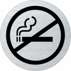 Piktogramm - Rauchen verboten (rund, mit Rand) Motiv 1