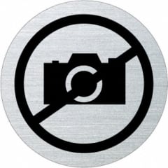 Piktogramm - Fotografieren verboten (rund, mit Rand) Piktogramm - Fotografieren verboten (rund, mit Rand)