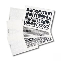 Selbstklebende Buchstaben / Ziffern Selbstklebende Buchstaben / Ziffern