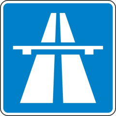 VZ 330.1 Autobahn Hinweisschild