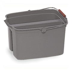 Doppelter Eimer für Reinigungswagen, Rubbermaid - Inhalt 18 Liter Doppelter Eimer für Reinigungswagen, Rubbermaid - Inhalt 18 Liter