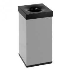 Feuerlöschender Papierkorb CARRO FLAME, viereckig - Inhalt 55 / 110 Liter