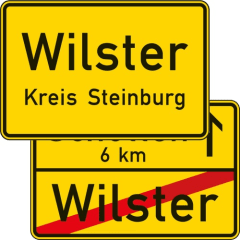 VZ 310-40 - Ortstafel doppelseitig