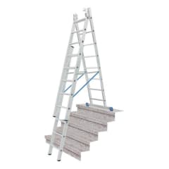 Sprossen-Vielzweckleiter STABILO, treppengängig