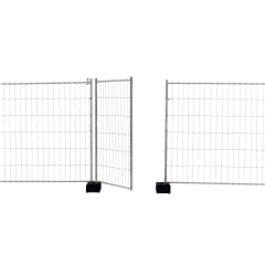 Bauzauntor, WACHTWERK X® - Torelement für Mobil-Bauzaun STANDARD Bauzauntor, WACHTWERK X® - Torelement für Mobil-Bauzaun STANDARD