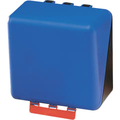 Aufbewahrungsbox SecuBox Midi in blau mit rotem Verschluss