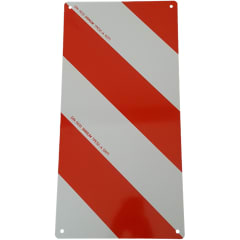 Warntafel für überbreite und überlange Transporte, reflektierend Typ 1 - Gr. II