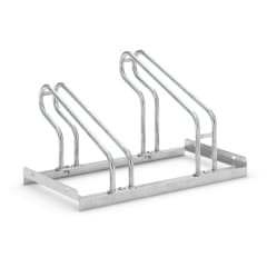 Metallischer Fahrradständer CITY LOCK 2000 mit Platz für zwei Fahrräder