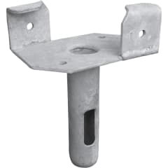 Haltekopf aus Metall für Schalungsstützen mit Befestigungslöchern